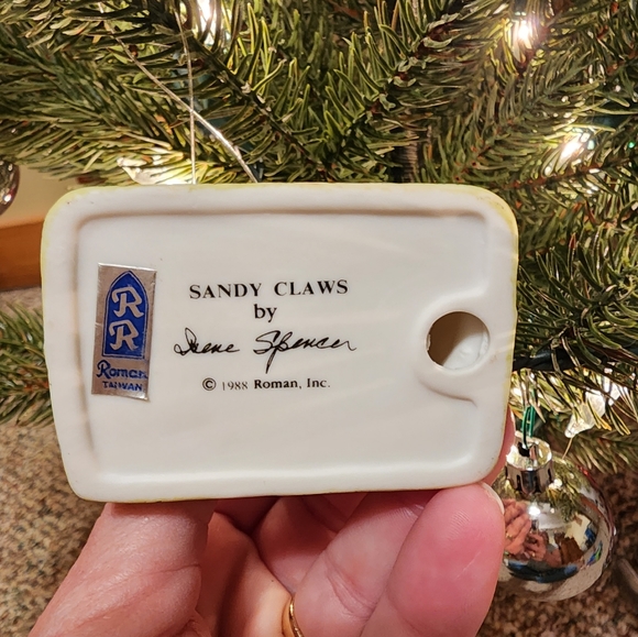 Vintage 1988 Sandy Claws by Irene Spencer Ornament - Picture 4 of 4